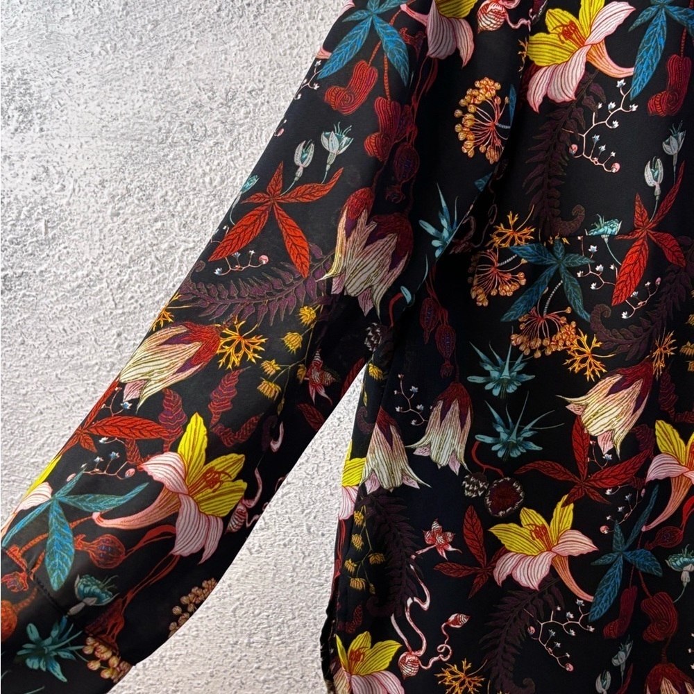 H&M Multicolor Leaf Pattern Top - Picture 3 of 6
